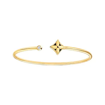 LOUIS VUITTON Idylle Blossom Twist Bracelet Yellow Gold