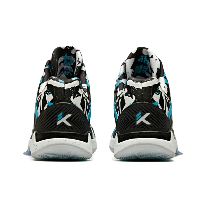 Anta Thompson Series Cushioning, Abrasion Resistant Coverage, Rebound Low Top Basketball Shoes Men's Black-3