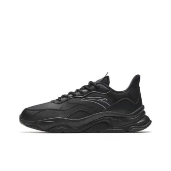 Anta Little Millennium Anti Slip Wear Resistant Low Top Casual Shoes Men's Black