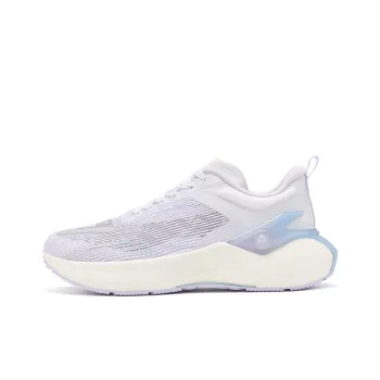 PEAK State Extreme 5.0 Pro Cushioning Wear Resistant Low Top Running Shoes Women's Large White Light Purple