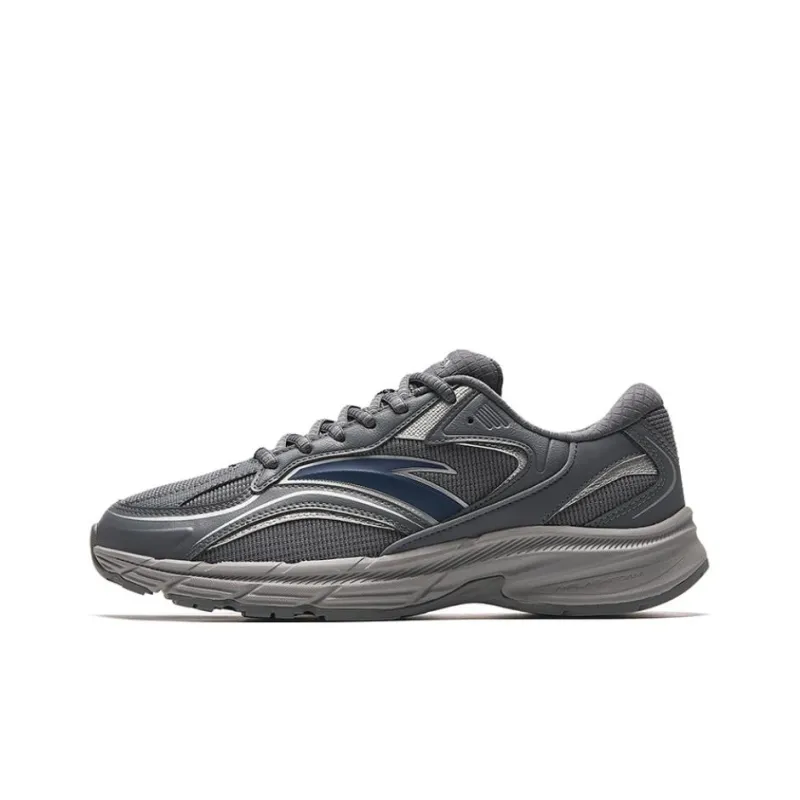 Anta AT952 Cushioning Wear Resistant Low Top Running Shoes Men's Dark Gray-0