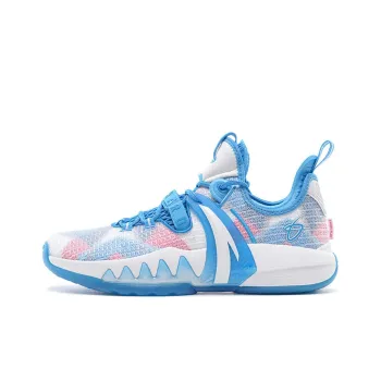 Anta GH2 'Go Hard' Cushioning Anti Slip And Wear Resistant Low Top Basketball Shoes Men's White Blue