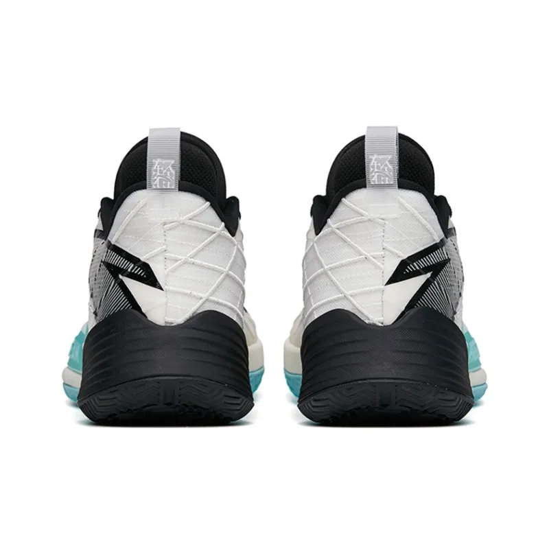 Anta Light Horseman 3 Cushioning Anti-Slip And Wear-Resistant Low-Top Basketball Shoes White Black Blue-3