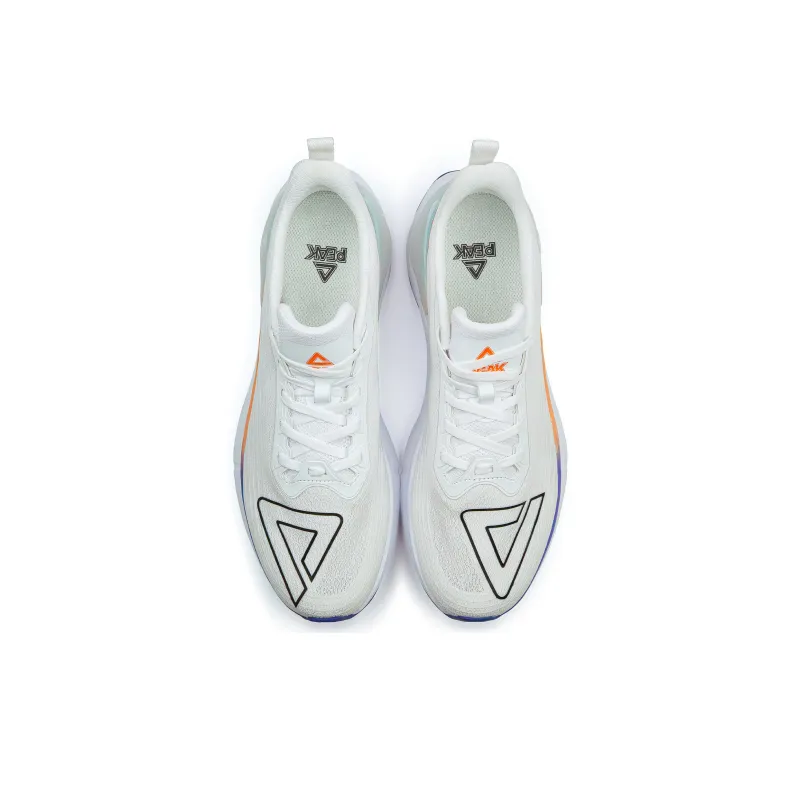 PEAK Zephyr 1.0 Low Top Taichi Technology Running Shoes Men's Baymax/Orange-6