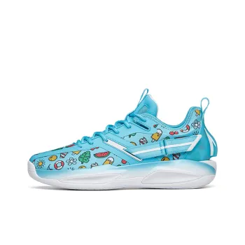 ANTA GH3 Basketball Shoes Men Low Top Lake Blue
