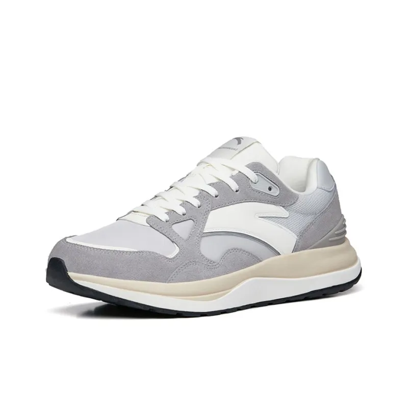 Anta Star 202 Td Cushioning Anti-Slip Wear-Resistant Breathability Low-Top Running Shoes Men's Gray-2