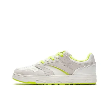 Anta Street Naughty Green Apple Slip Resistant Cushioning Low Top Skateboard Shoes Women's White Cyan