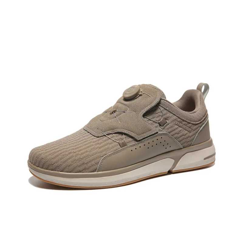 PEAK State Pole Low Top Running Shoes Men's Khaki-1