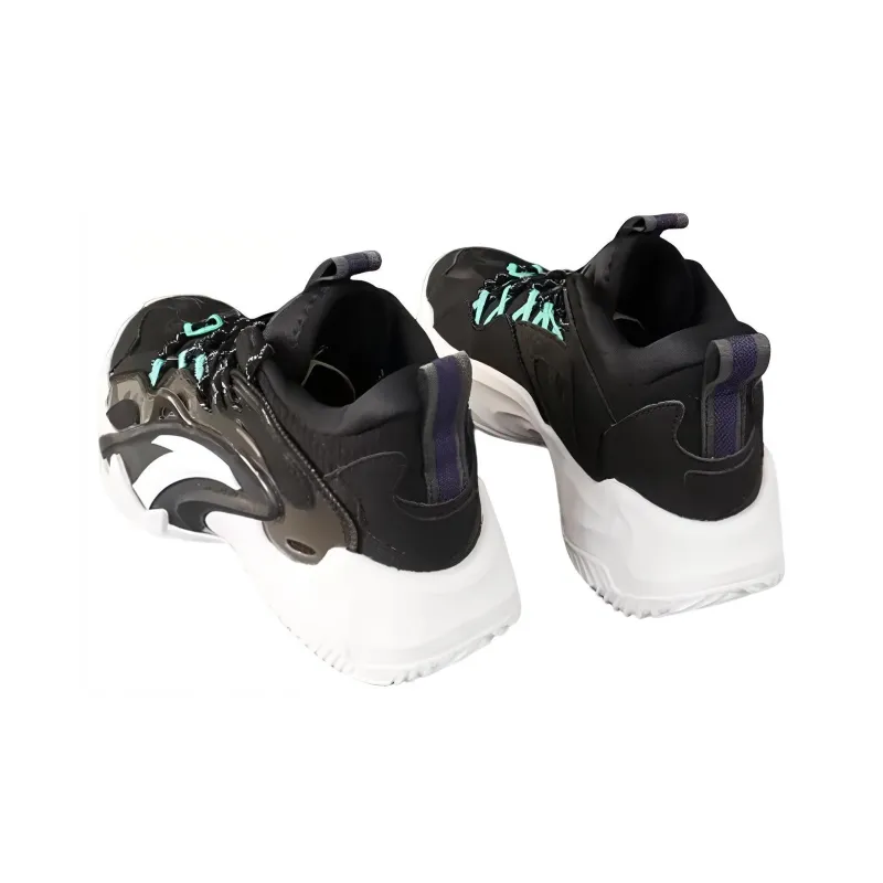 Anta Airspace 3 UFO Slip Resistant, Abrasion Resistant, Breathable Mid Top Basketball Shoes Men's Black White-3