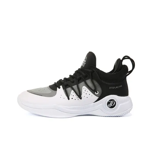 PEAK Magic Bullets Basketball Shoes Men Low-Top Black/White