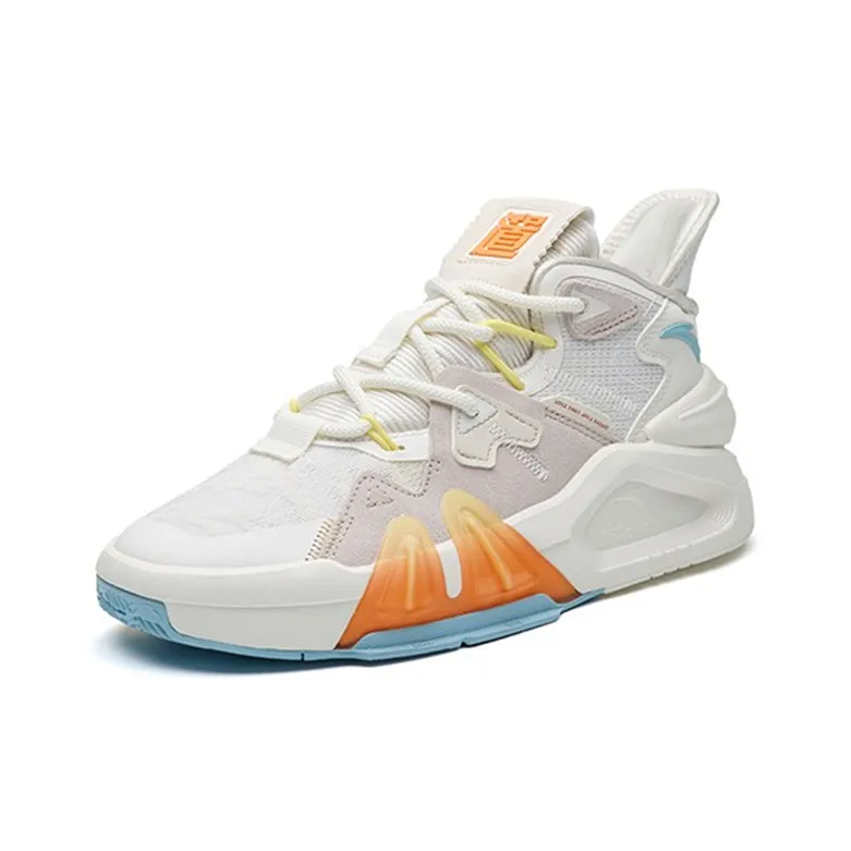Anta Bastard 4 Low-Top Skateboard Shoes Men's Ivory White-2