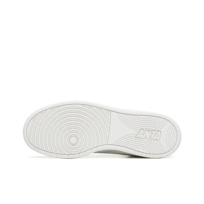Anta Street Naughty High Top Skateboard Shoes Women's White-5