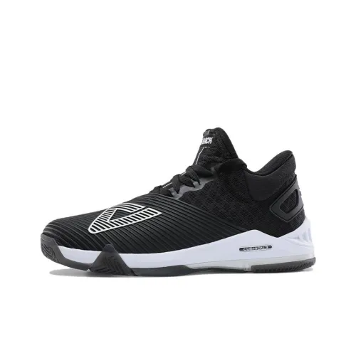 PEAK State Extremely Large Triangle 1.0 Basketball Shoes Men Mid-Top Black