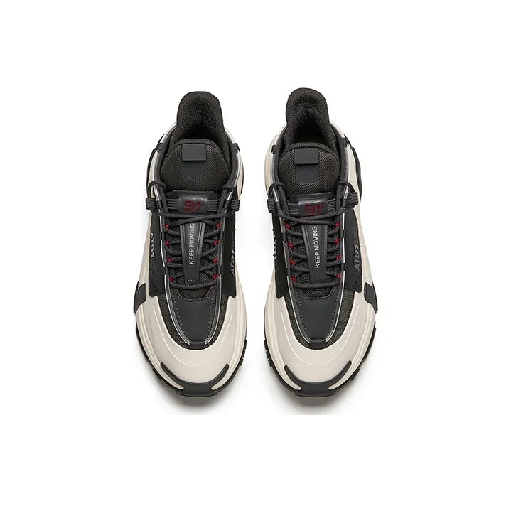 Anta AT91 Shock Absorbers With Slip Resistant And Abrasion Resistant Properties Low Top Running Shoes Black Gray-2