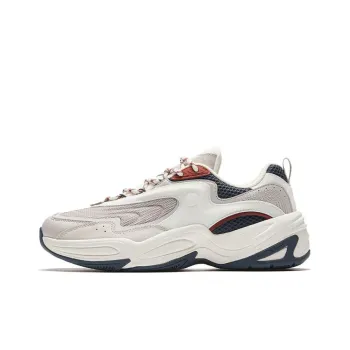 Anta Through Wear Resistant Low Top Casual Shoes Women's Gray White