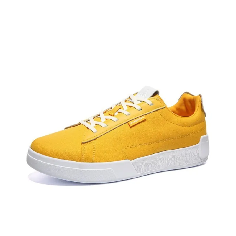 PEAK State Pole Midsummer Low Top Skateboard Shoes Men's Dark Orange Yellow-2