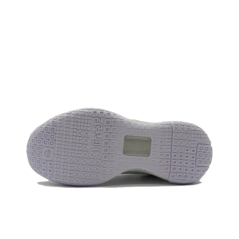 Anta Bastard Cushioning Anti Slip And Wear Resistant High Top Basketball Shoes Men's White Black Purple-3