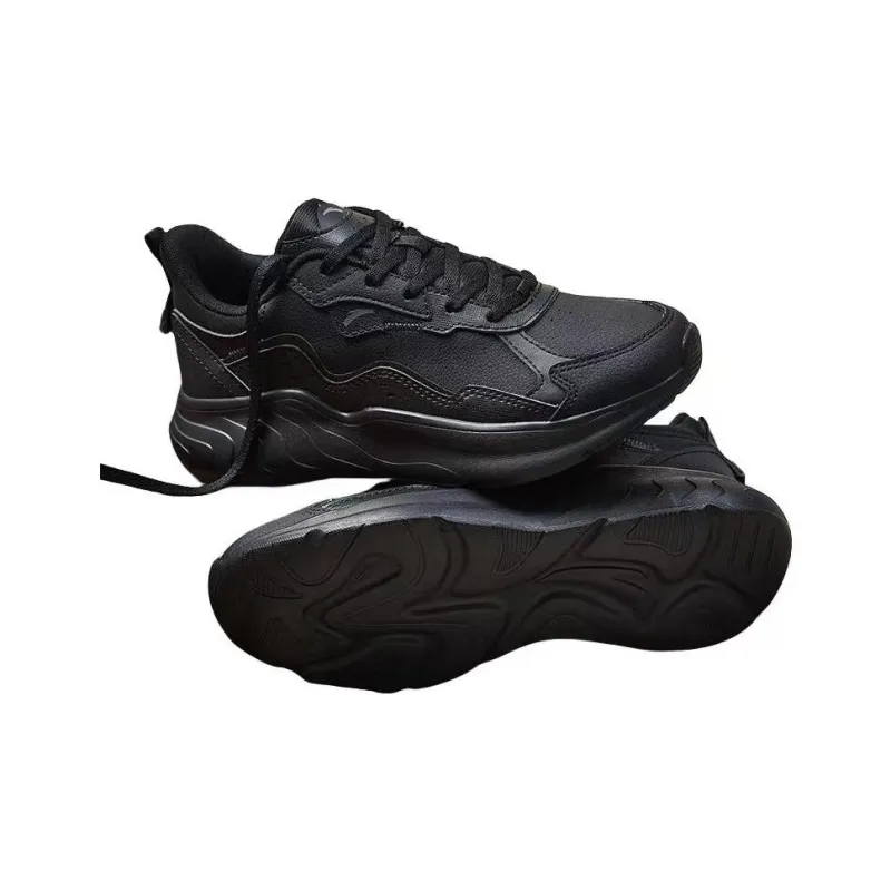 Anta The City Cushioning Anti Slip And Wear Resistant Low Top Casual Shoes Women's Black-3