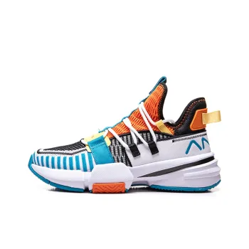 Anta Craze 1 Slip Resistant Mid Top Performance Basketball Shoes Men's White