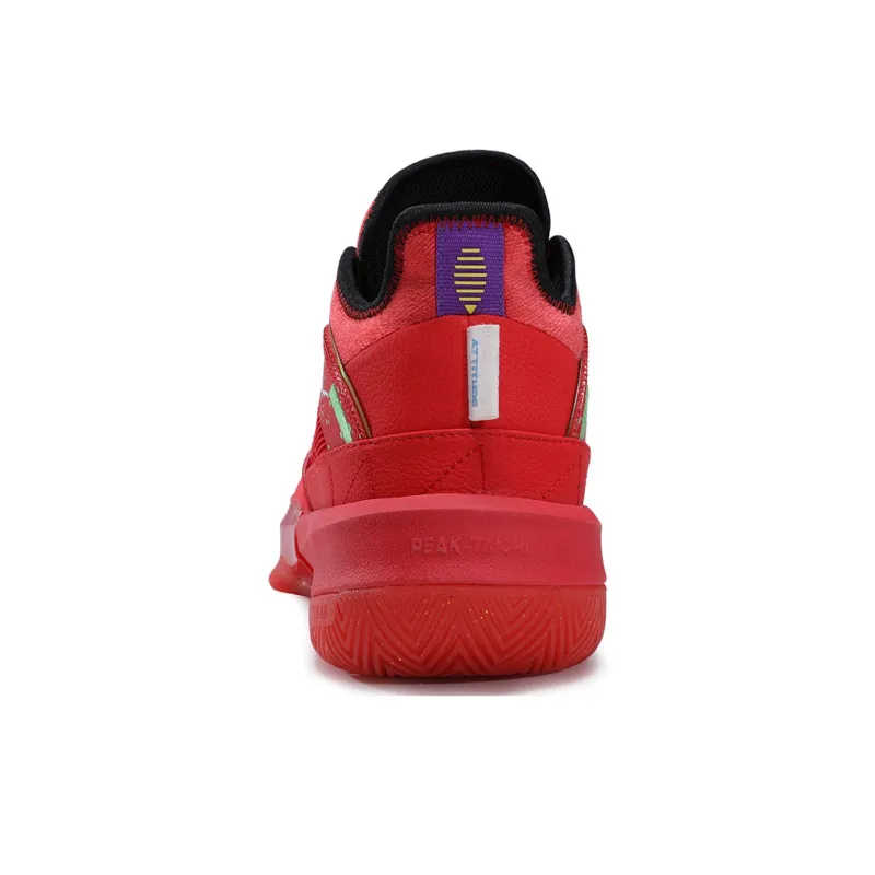 PEAK State Extremely Large Triangle 1.0 Basketball Shoes Men Mid Top Red-4