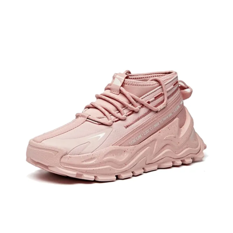 Anta Hot Cushioning Anti Slip And Wear Resistant Low Top Sports Casual Shoes Women's Georgia Peach-1