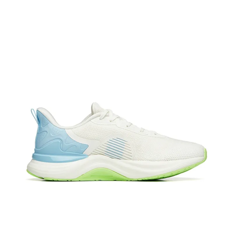 Anta 2.5 Cushioning, Slip Resistant, Abrasion Resistant, Breathable, Lightweight Low Top Running Shoes Men's White Blue-1