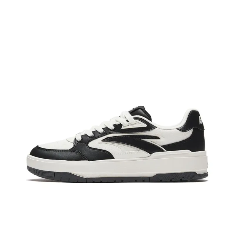 Anta 982 Low Top Skateboard Shoes Men's White Black-0