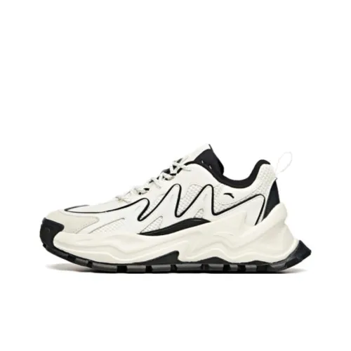 ANTA Hot Chunky Sneakers Women's Low-Top White/Black