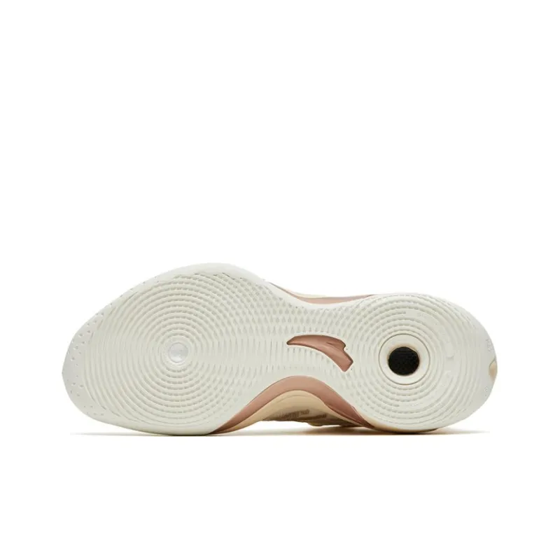 Anta KT8 G6 Soup Cushioning Anti-Slip And Wear-Resistant High-Top Performance Basketball Shoes Beige Brown-4