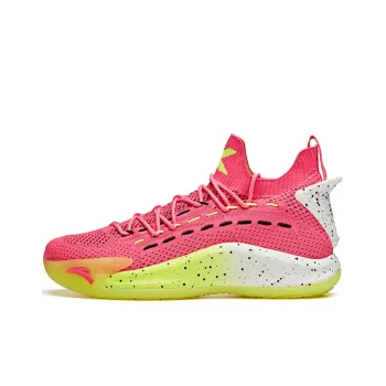 Anta KT5 Cushioning Mid Top Basketball Shoes Men's Pink