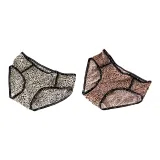 E Set-Wild Charm Leopard Print-Pink Leopard Print+White Leopard Print