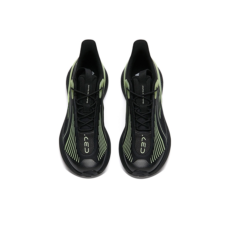 ANTA C37 2.0 Running Shoes Men Low-Top Fluorescent Black ANTA C37 2.0 Running Shoes Men Low-Top Fluorescent Black