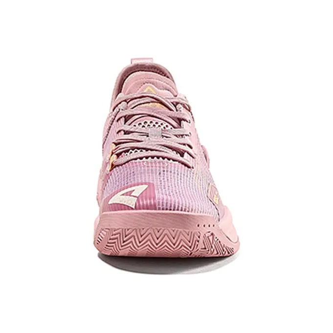 PEAK Sonic Boom 1.0 Cushioning Anti Slip Wear Resistant Breathability Low Top Basketball Shoes Men's Pink-1