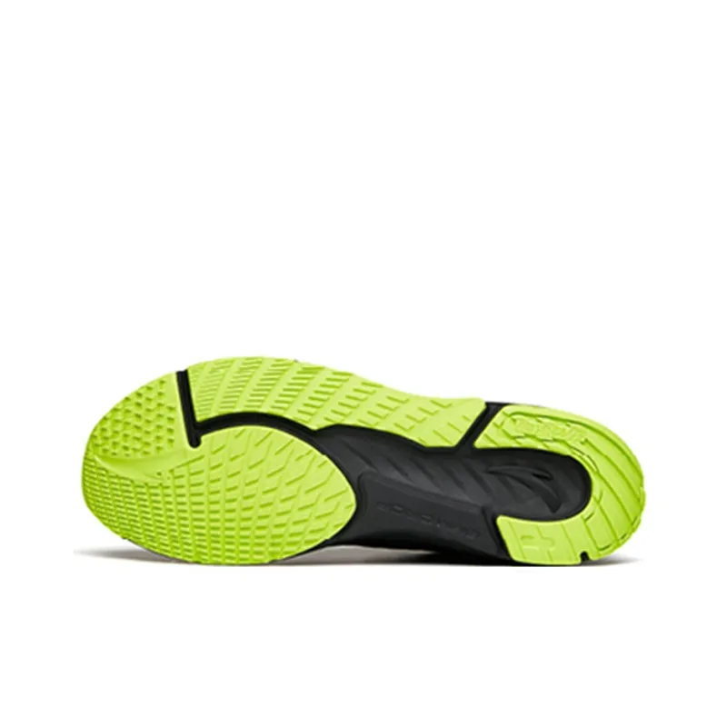 Anta Asphalt Road Fighter 1.0 Cushioned Slip Resistant Abrasion Resistant Low Top Running Shoes Men's Black Green-5