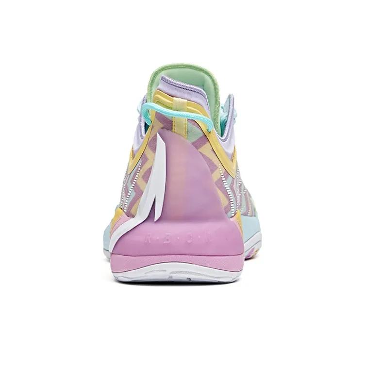 Anta GH1 Hayward GH1 Low Easter Low Top Performance Basketball Shoes Men's White Pink Purple-3