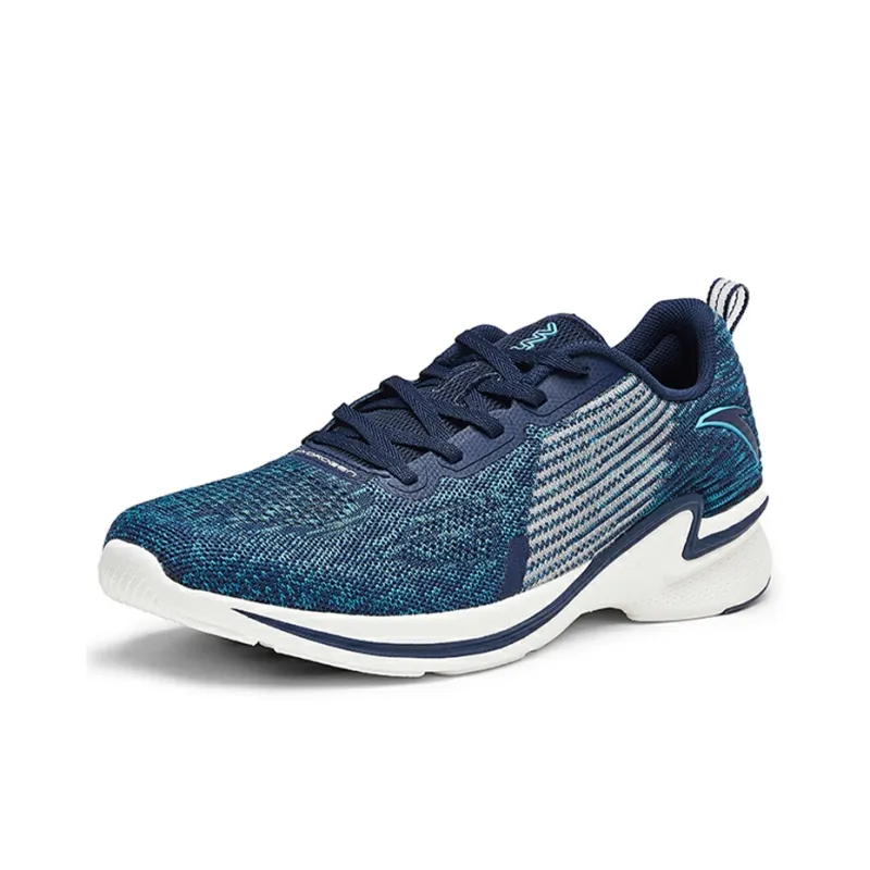 Anta Hydrogen Run II Anti-Slip Wear-Resistant Low-Top Running Shoes Men's Blue-1