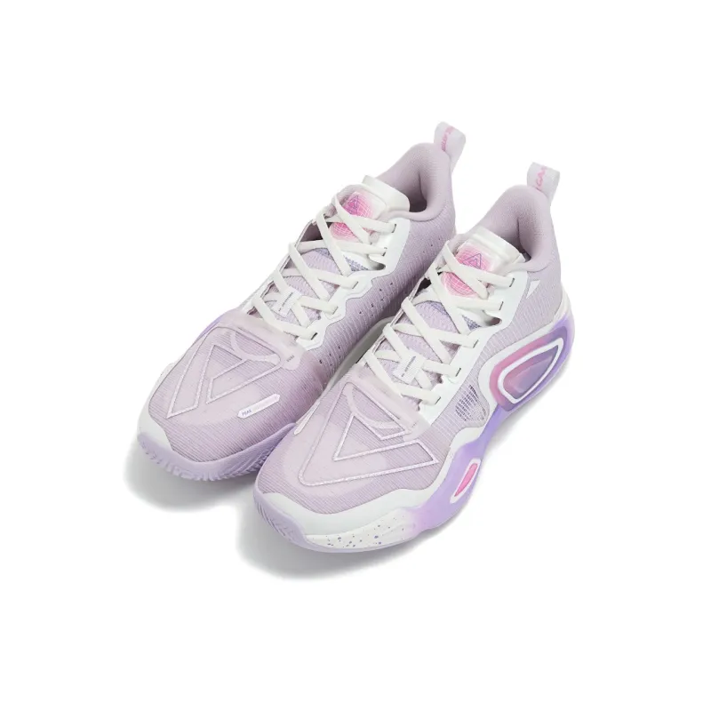 PEAK State Extreme Triangle 2.0 Basketball Shoes Men Low Top Rainbow Rhythm Purple-4