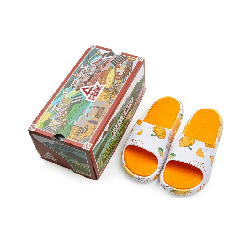 WUYUANHUANGLING x PEAK Slip Resistant Abrasion Resistant Slide Slippers Unisex-7