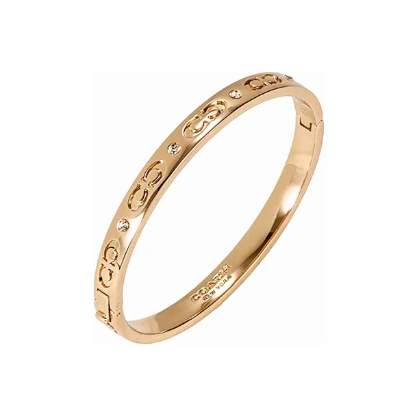 COACH Brass Bangles Women's Gold/Rose Gold-1