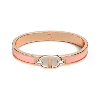 HERMES Bangles Women's Rose Pink