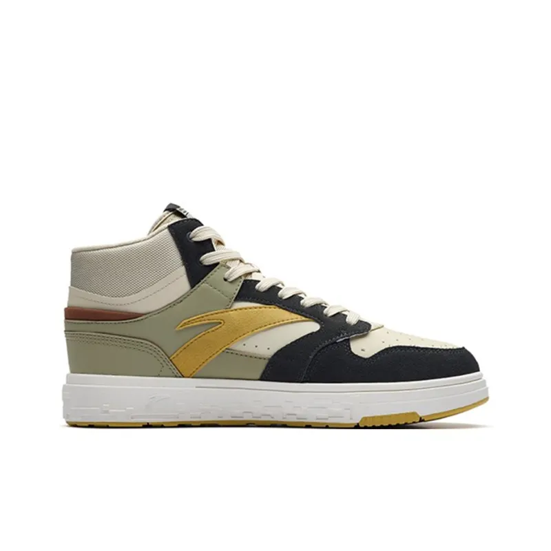 ANTA Street Clamber High 'Black Yellow Grey'-1