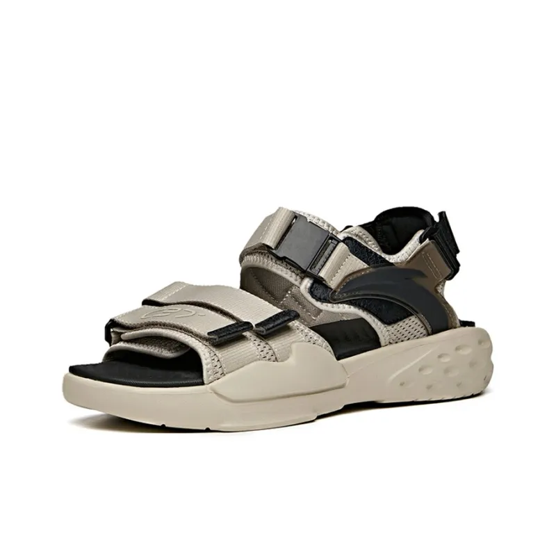 Anta C37° Beach Sandals Men's Gray Black-1