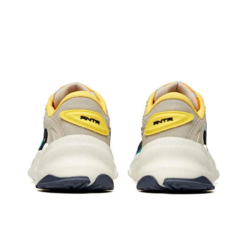 Anta Pulse Life Collection Cushioning Anti Slip And Wear Resistant Low Top Sports Casual Shoes Men's Interstellar Blue-3