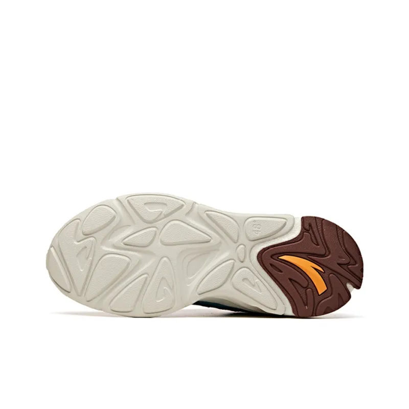 Anta Pulse Durable Breathable Low-Top Skateboard Shoes Men's Caramel Orange-4