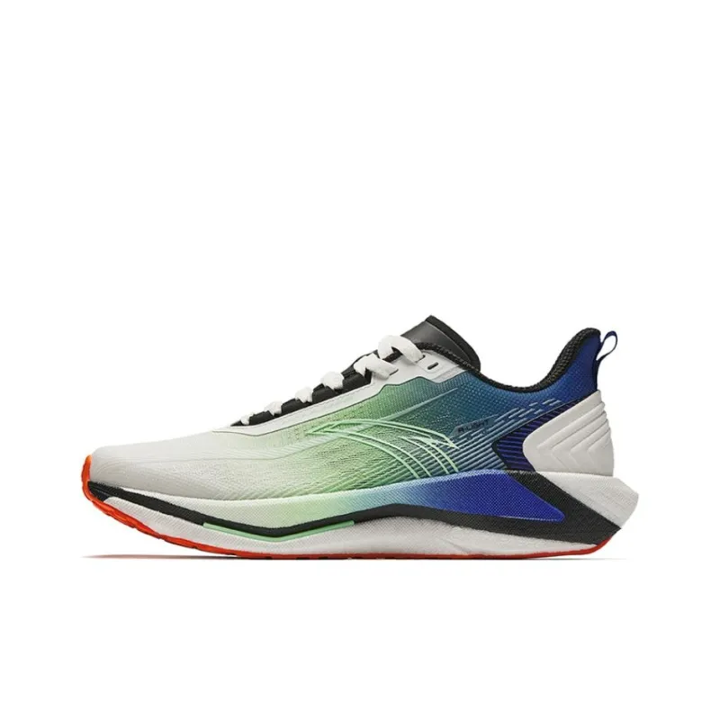 Anta Vigorous Wind Durable Breathable Lightweight Low-Top Casual Running Shoes Men's White Green Blue-0
