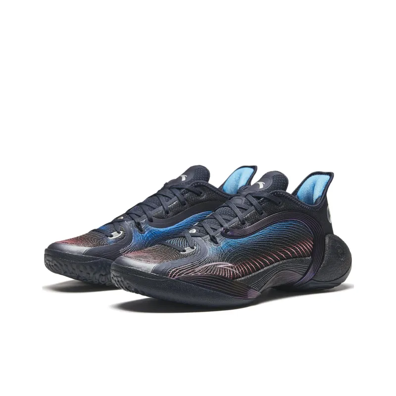 Anta 3 Point Rain 2 Cushioned Slip Resistant Low Top Basketball Shoes Men's Midnight Blue-2