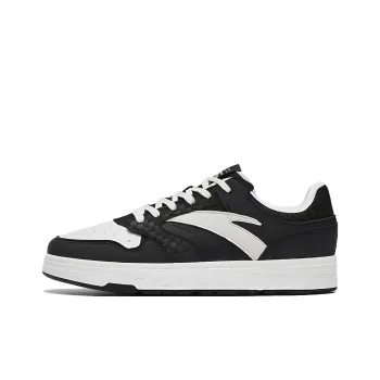 Anta Street Naughty Anti Slip Wear Resistant Low Top Skateboard Shoes Women's Black White