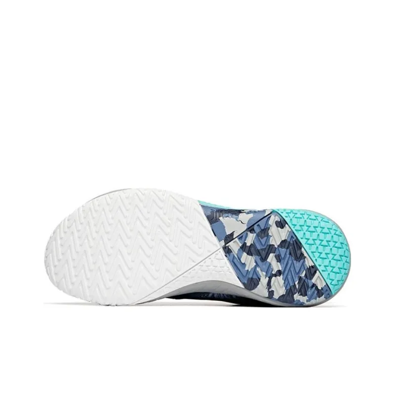 Anta Cement Busters Low Top Basketball Shoes Men's Blue Gray-4