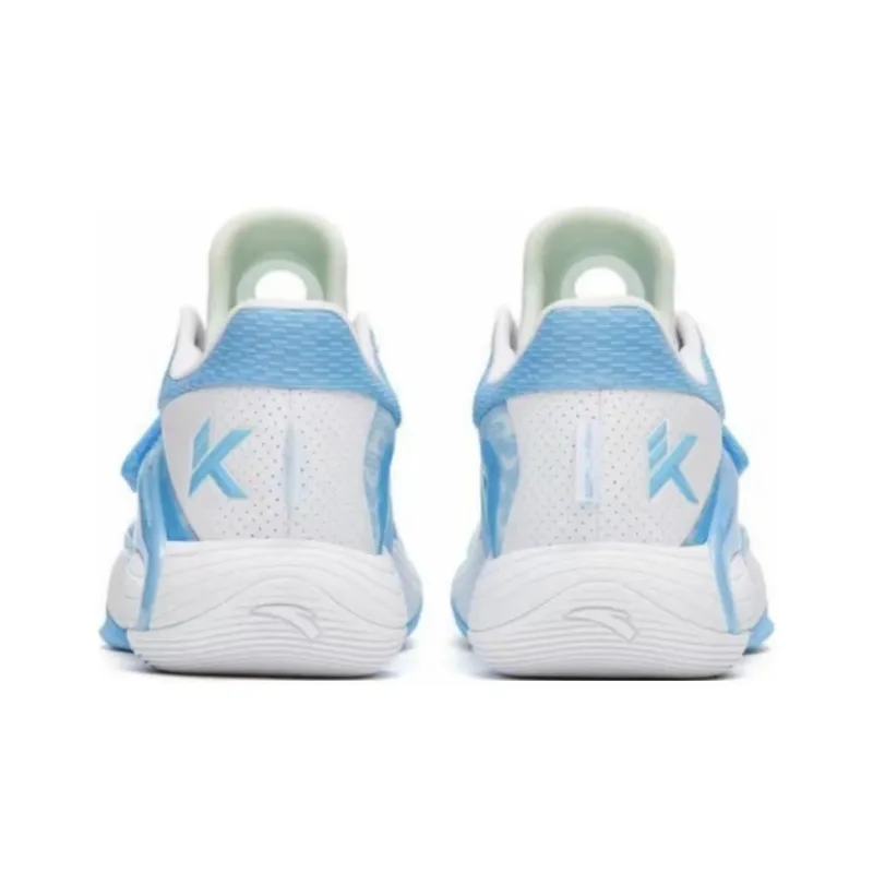Anta KT SPLASH V Wear resistant And Waterproof Low Top Basketball Shoes Women's Blue White-2