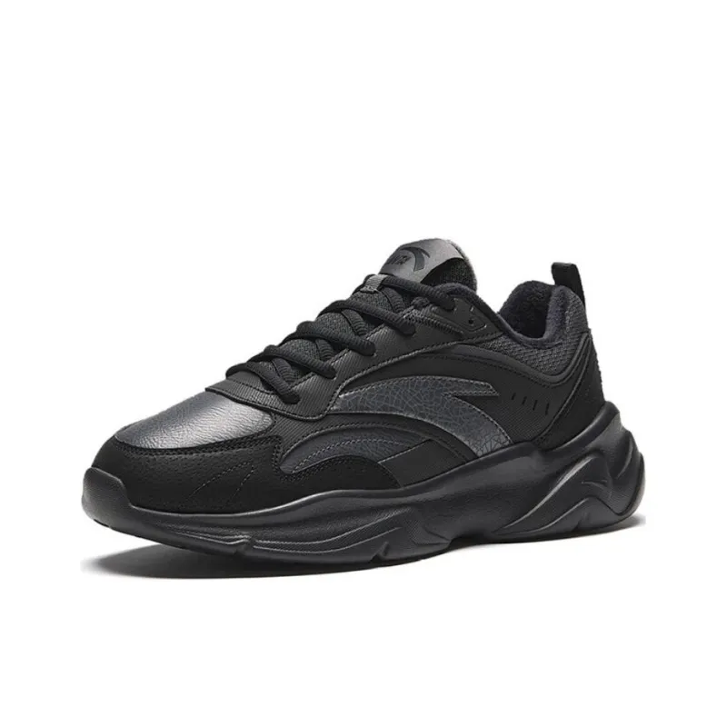 Anta Chaobai Gz Cushioning Breathable Low Top Casual Shoes Men's Castle Gray-1